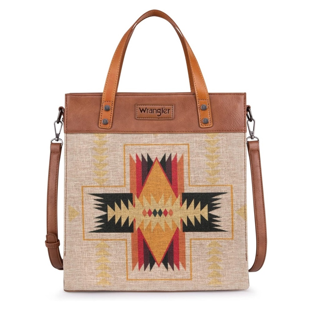 NWT Wrangler Canvas Tote Bag with Crossbody Strap